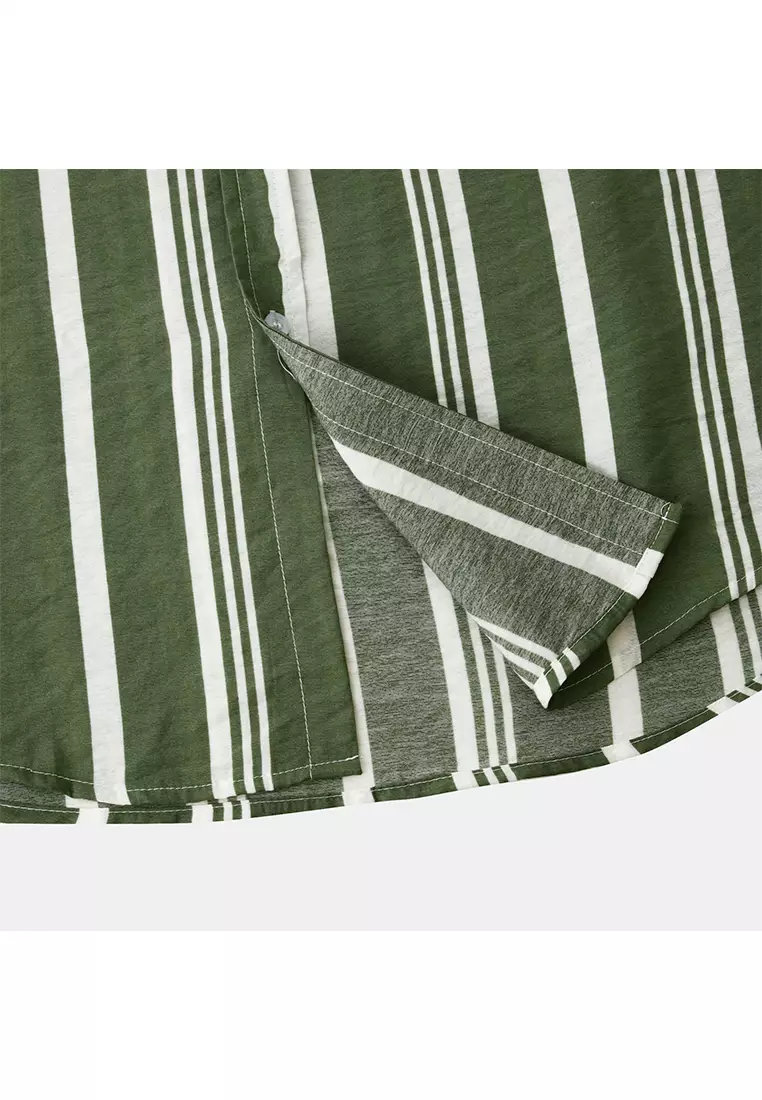 Striped Short-Sleeved Shirt YL-C279