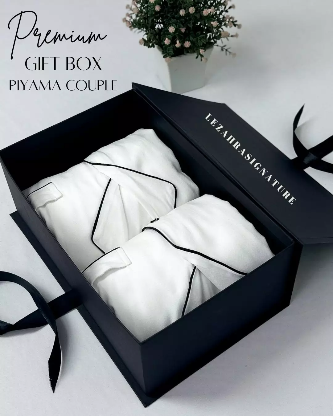 Piyama Couple WHITE Gift Box Series 