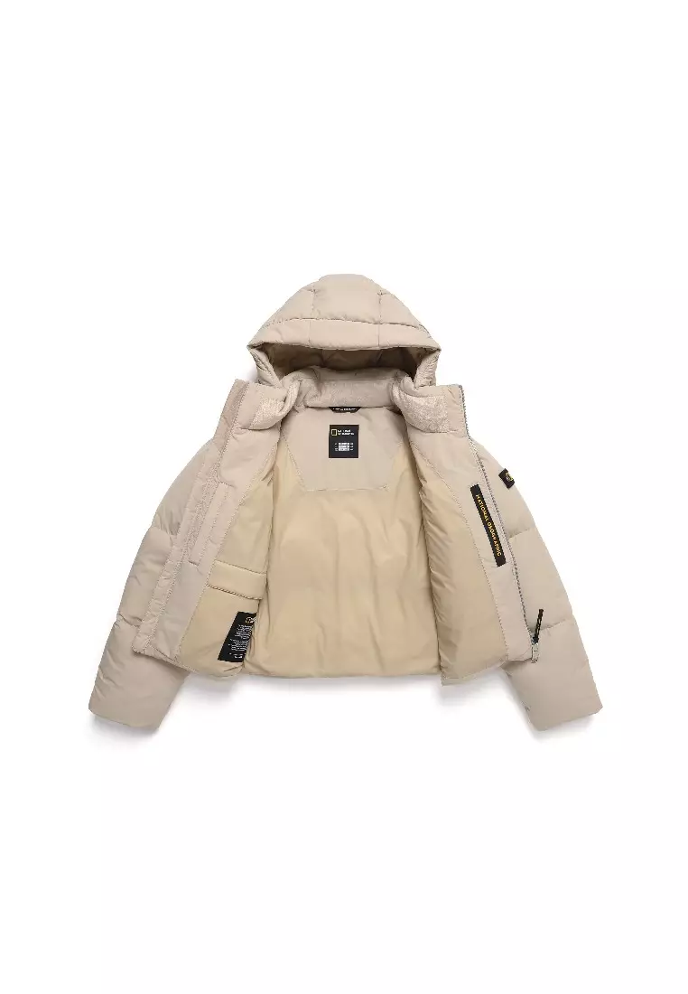 Women’s CAYMAN Detachable Hood Cropped Down Jacket
