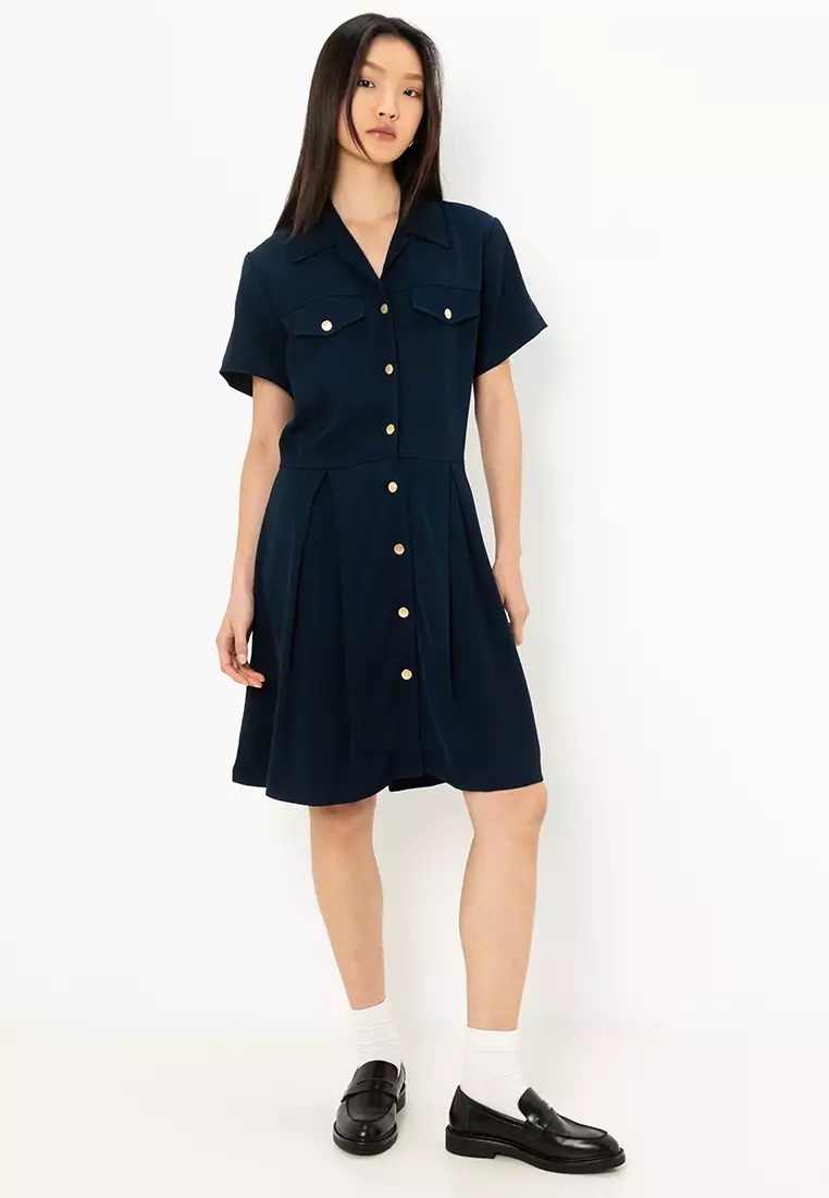 Knee Length Shirt Dress Navy Theory Dresses Theory Belted Shirt Dress In  Good Linen Poshmark