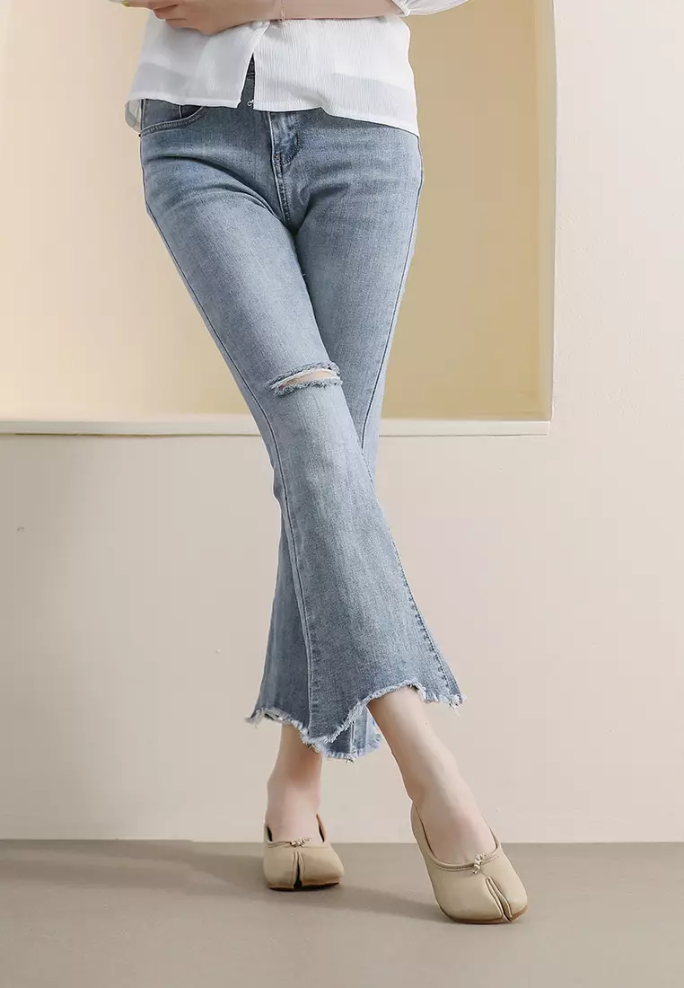 Split Toe Flat Shoes WW202-2
