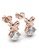 Krystal Couture gold KRYSTAL COUTURE Treasure Bling Pendant Stud Earrings in Rose Gold Embellished with Crystals from Swarovski® 10515ACEB94BA9GS_2