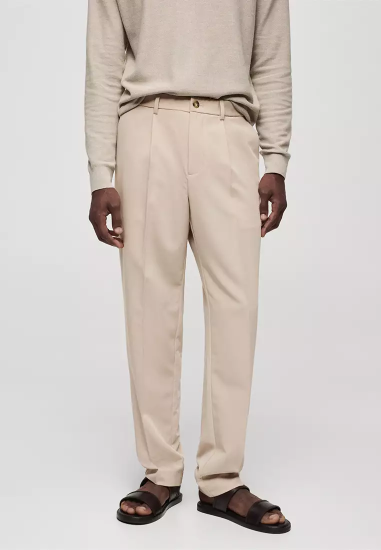 Mango trousers online new arrivals