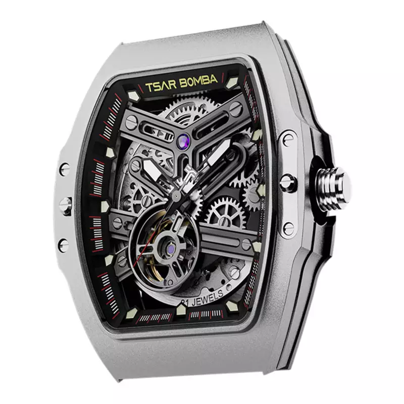 Jam Tangan Pria Tsar Bomba TB8218(1+7)FKM-01 Atomic Collection Interchangeable Watch Set