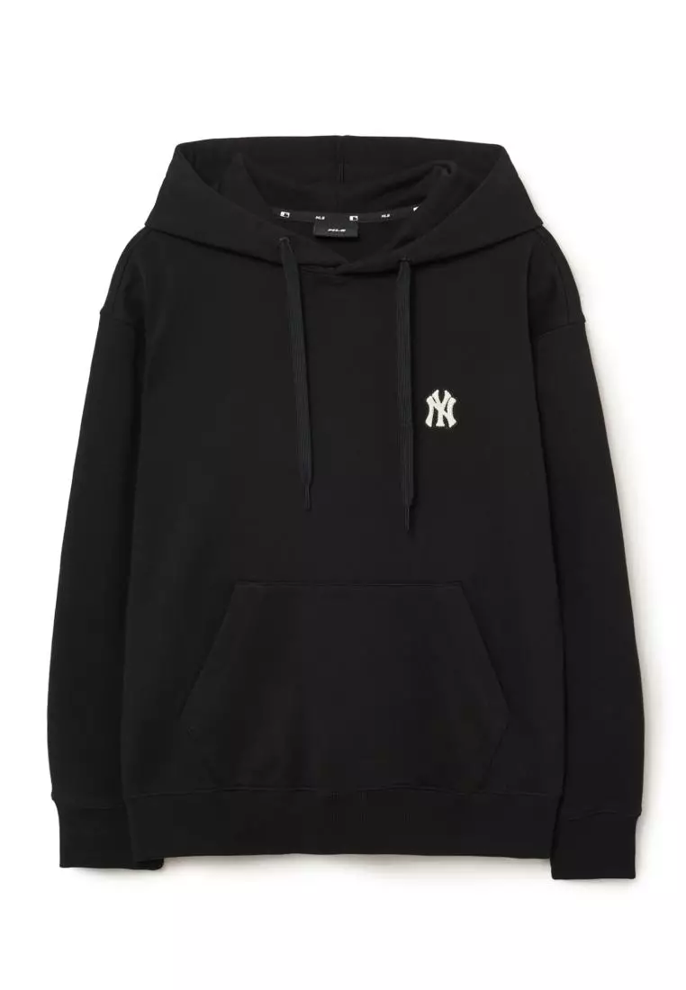 BASIC SMALL LOGO OVERFIT HOODIE NEW YORK YANKEES