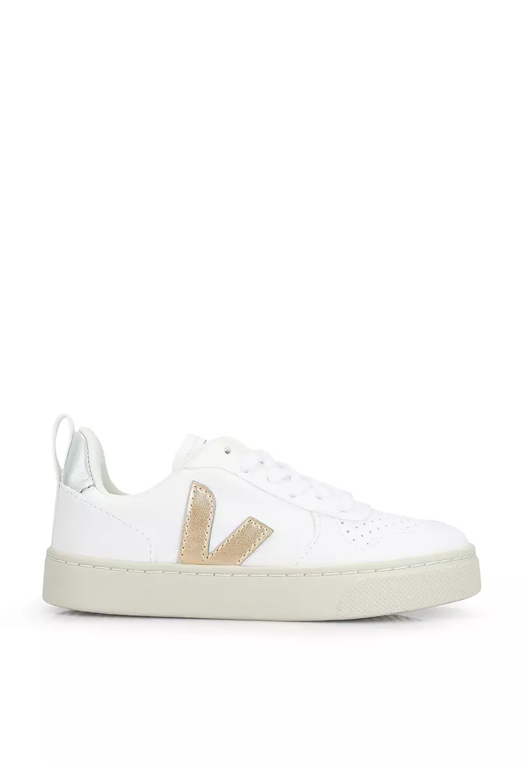 Discount on Veja  shoes - SKU: Small V-10 Laces Cwl Sneakers