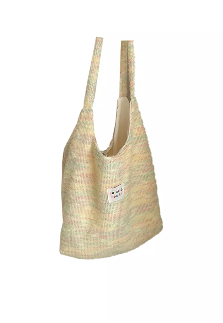 Buy Sunnydaysweety Cute furry tote bag large capacity student