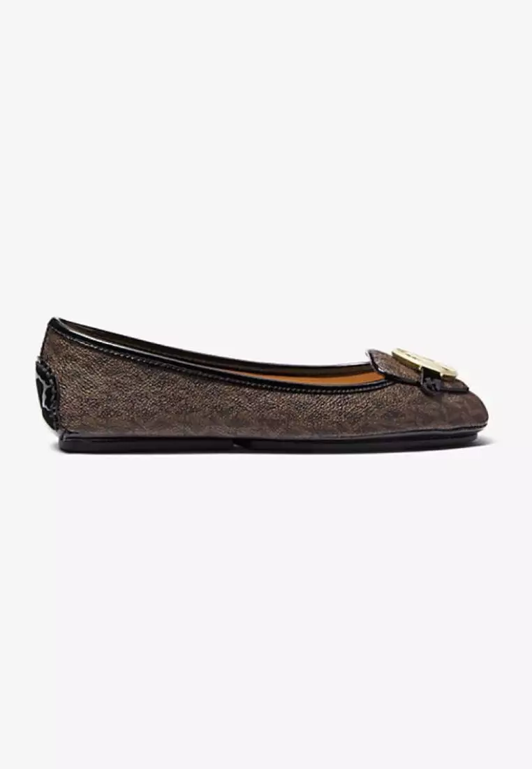 michael michael kors lillie leather moccasin