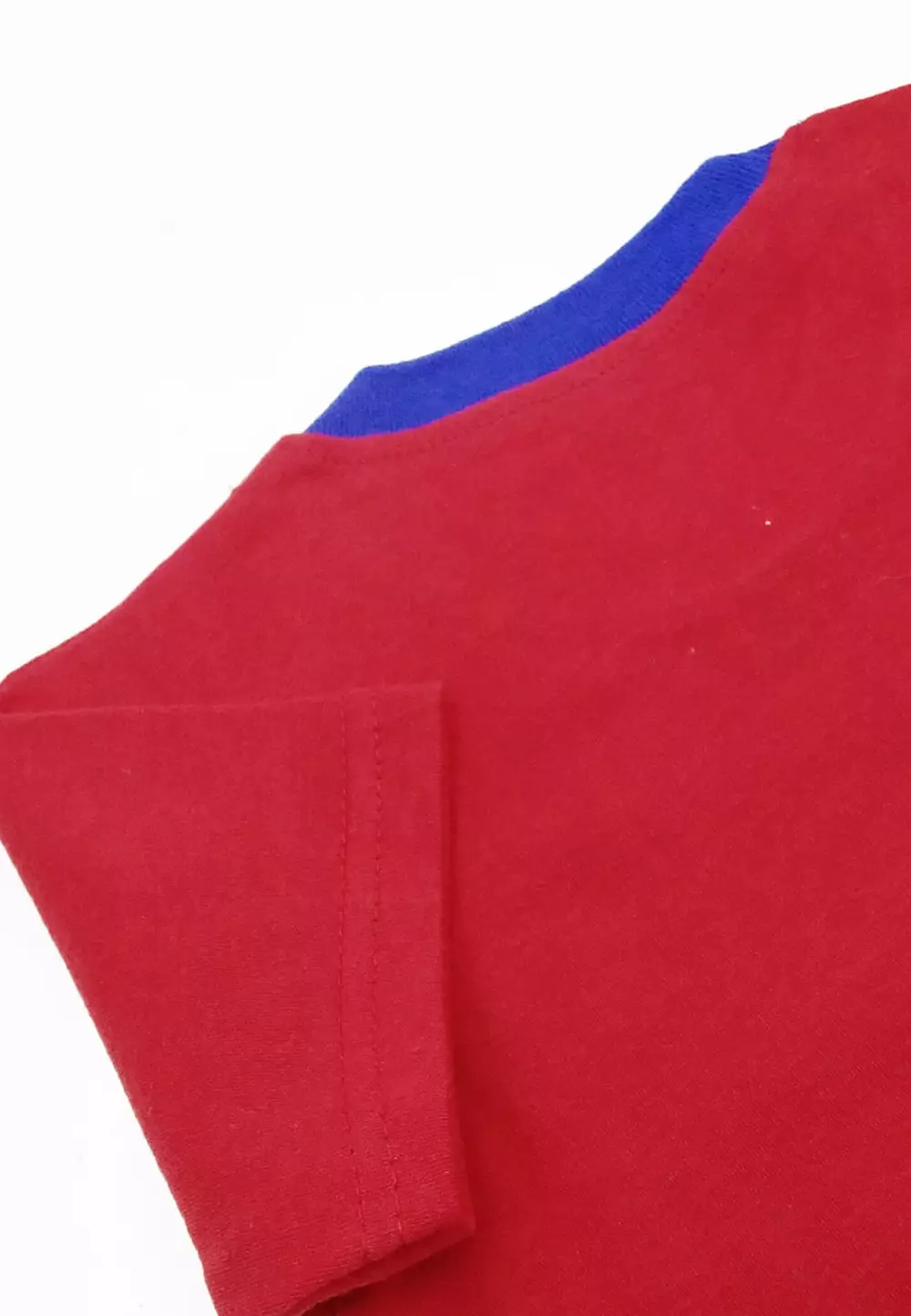 Wakakids Setelan Bayi Laki Laki Baju Lengan Pendek Anak Usia 12 Bulan Hingga 18 Bulan Set Celana Jeans Motif Always De Good 3039 Merah