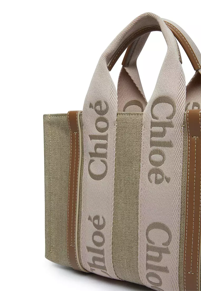 Small Woody Tote Bag Blushy Beige CHC23AS397L1726Y