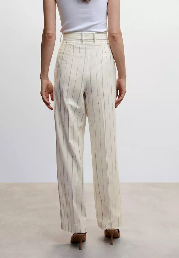 Striped Suit Trousers