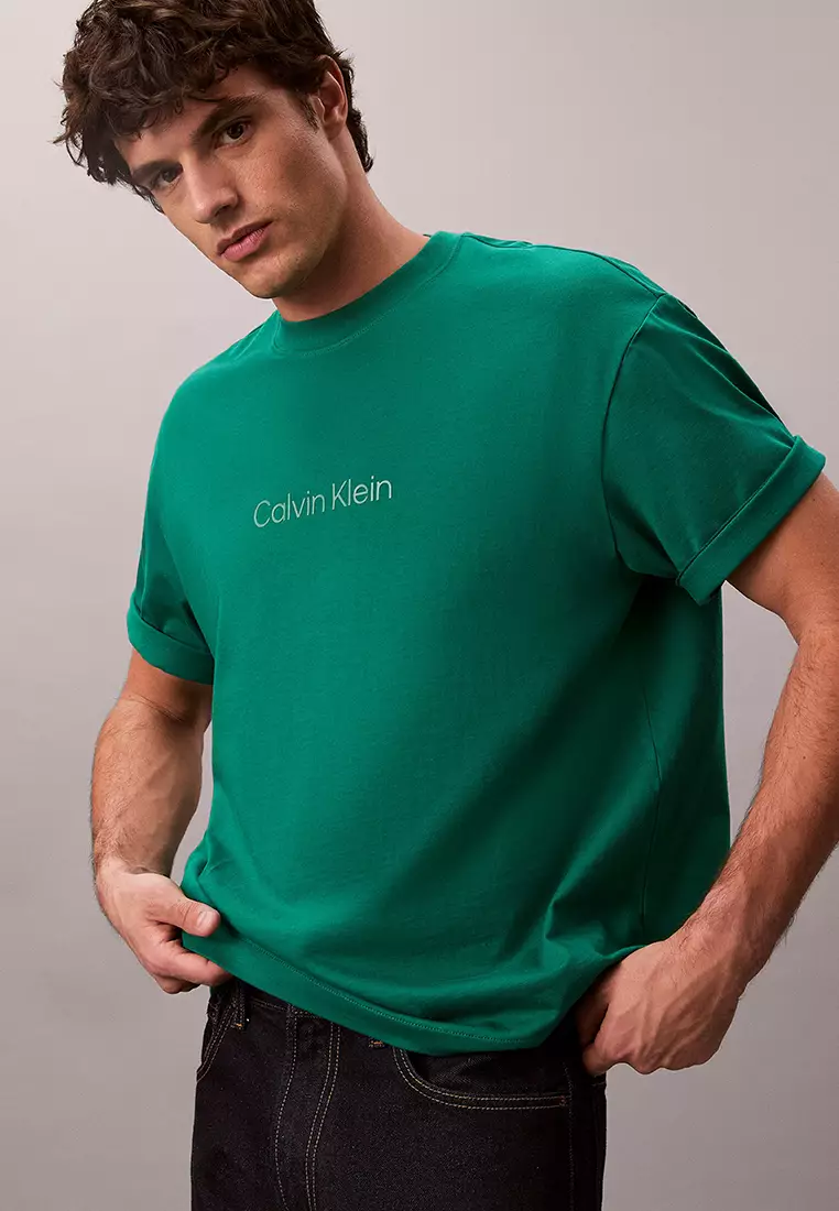 商標圓領T恤 - Calvin Klein Jeans