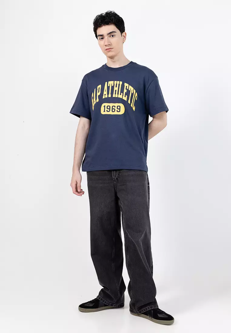 Buy GAP Athletic Logo Short Sleeves Crew T-Shirt 2026 Online | ZALORA