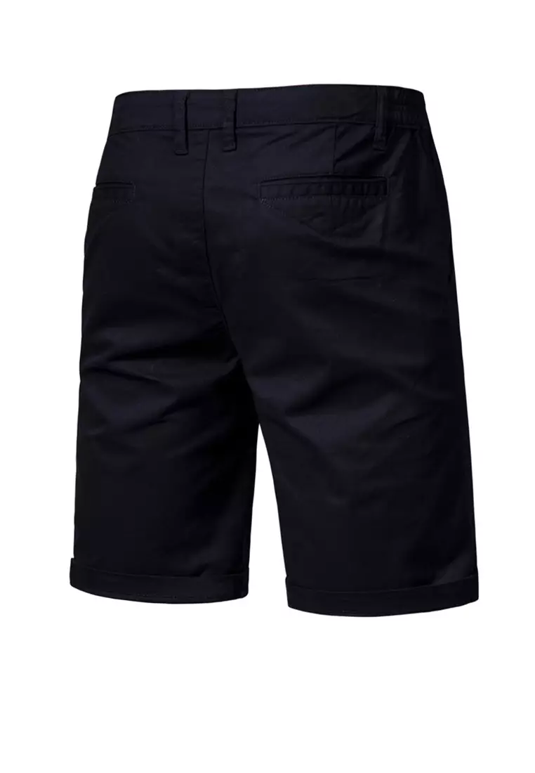 Straight Cropped Shorts AX019