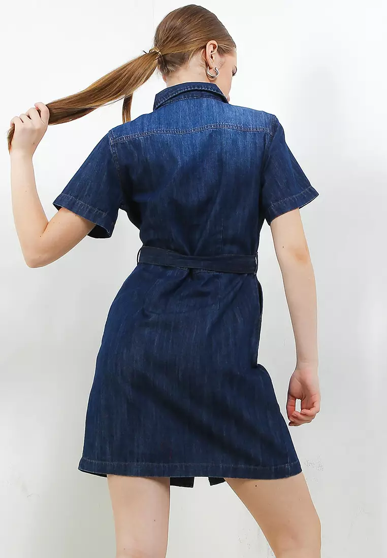 Hush denim outlet dress