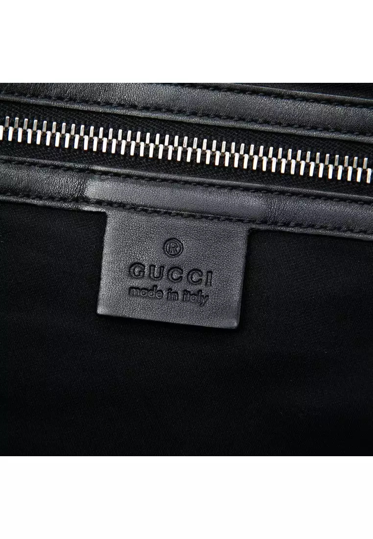 Pre-Loved Gucci Guccissima Flap Messenger Bag