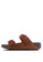 Fitflop brown FitFlop GOGH MOC Men's Leather Sandals - Dark Tan (L05-277) BC28FSHE97461BGS_4