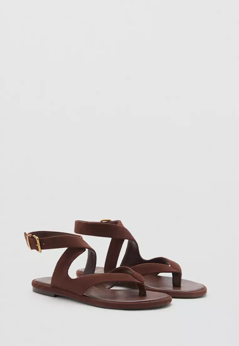 Suede Straps Sandals