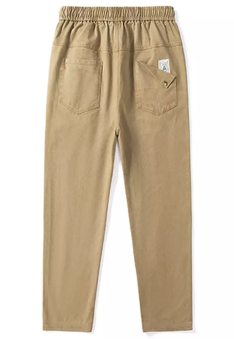 Drawstring Casual Cargo Pants