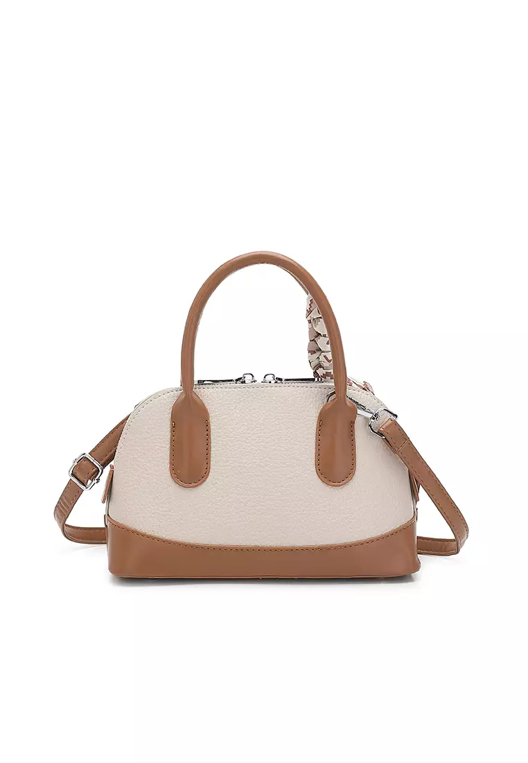 Women's Top Handle Bag / Sling Bag / Crossbody Bag / Shoulder Bag (手拿袋 / 斜孭袋 / 單肩包) - 白色