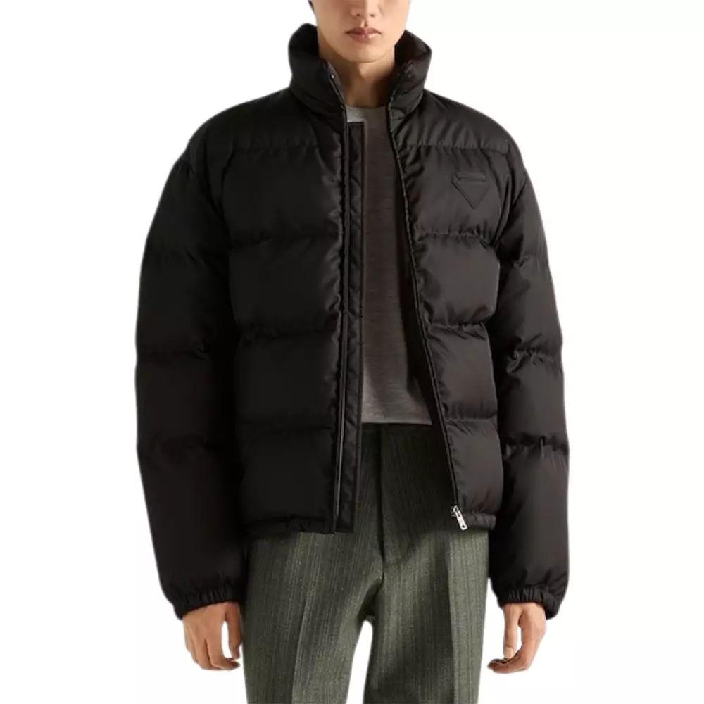 Medium-Weight Re-Nylon Down Jacket Black
