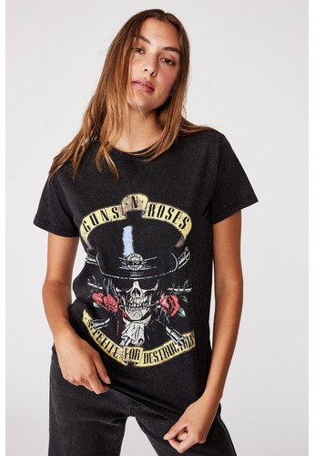 Jual Cotton On Classic Guns N Roses T Shirt Original Zalora Indonesia