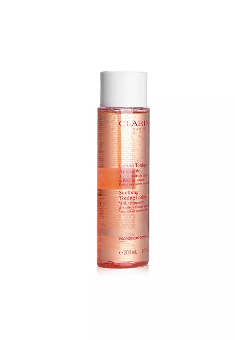 CLARINS - Soothing Toning Lotion with Chamomile & Saffron Flower Extracts - Very Dry or Sensitive Skin 200ml/6.7oz