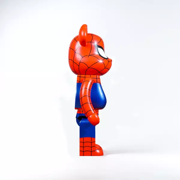 BEARBRICK SPIDERMAN FINAL 1000 100% ORIGINAL - 1000%