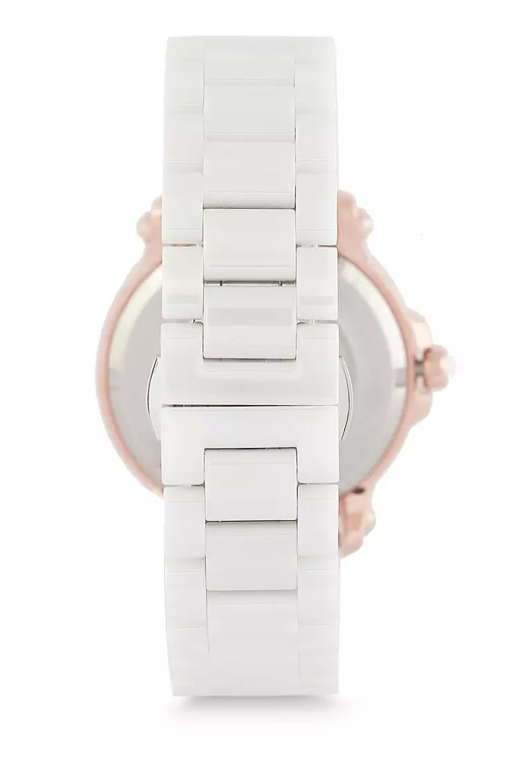 Alexandre Christie Jam Tangan Wanita - White Rosegold - Stainless Steel - 2375 BFBRGSL