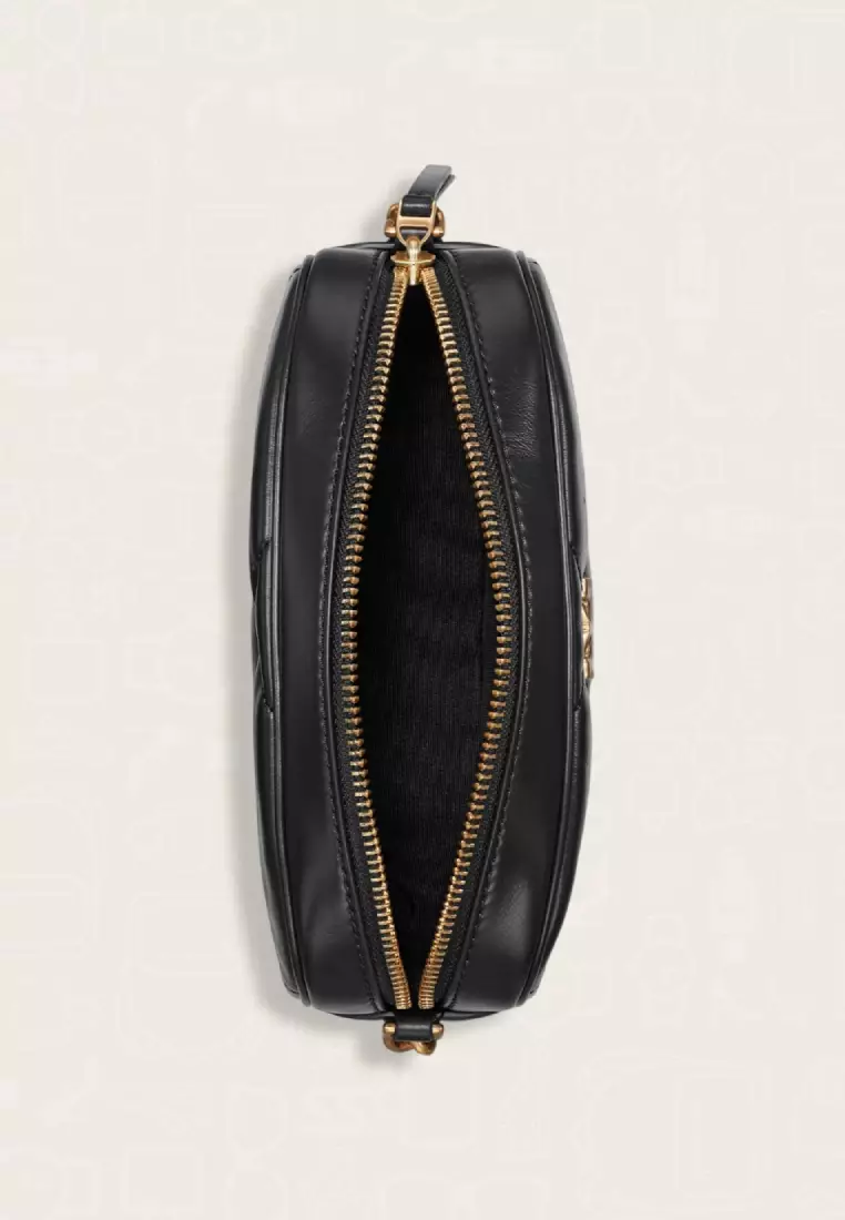 Tory Burch Kira Diamond Quilt Camera Bag Black