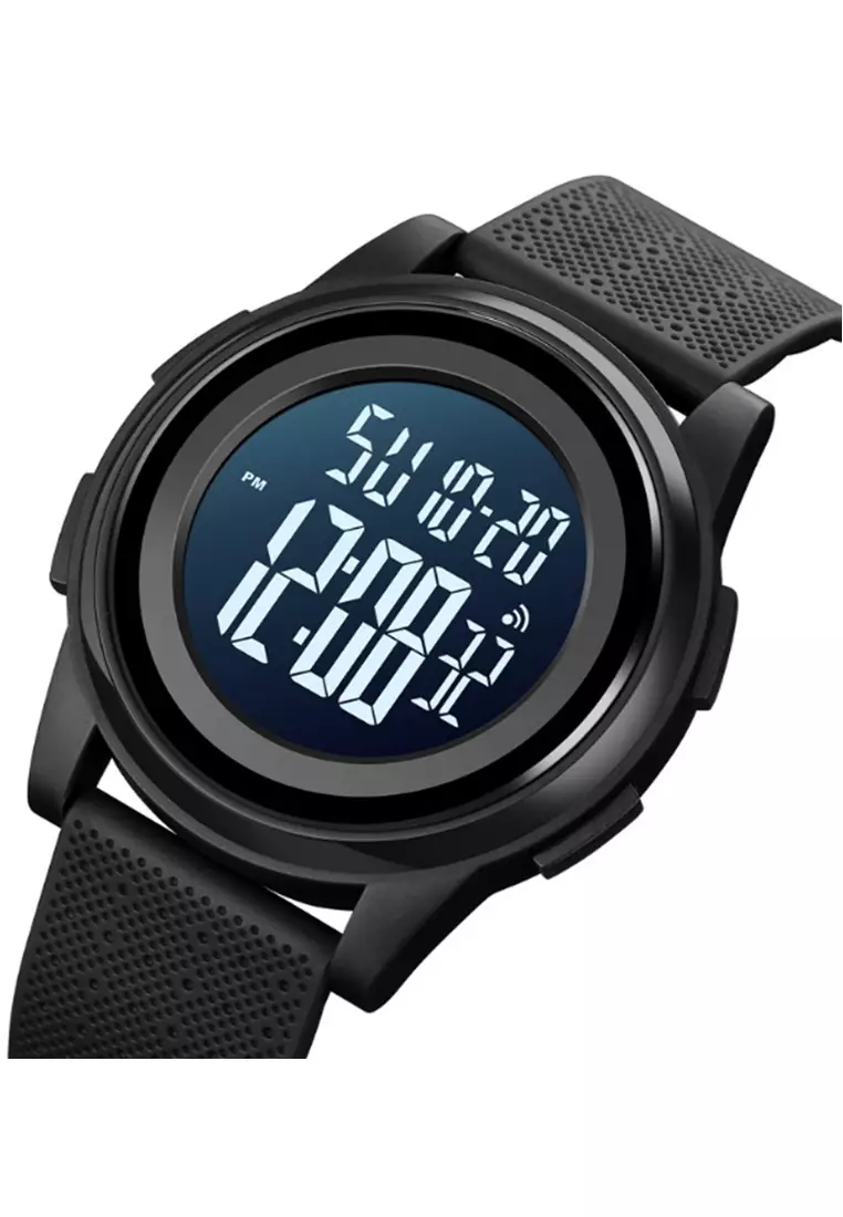 Jam Tangan Digital Pria Waterproof Many Function Strap Tali Material PU Silicone GN36 ORIGINAL