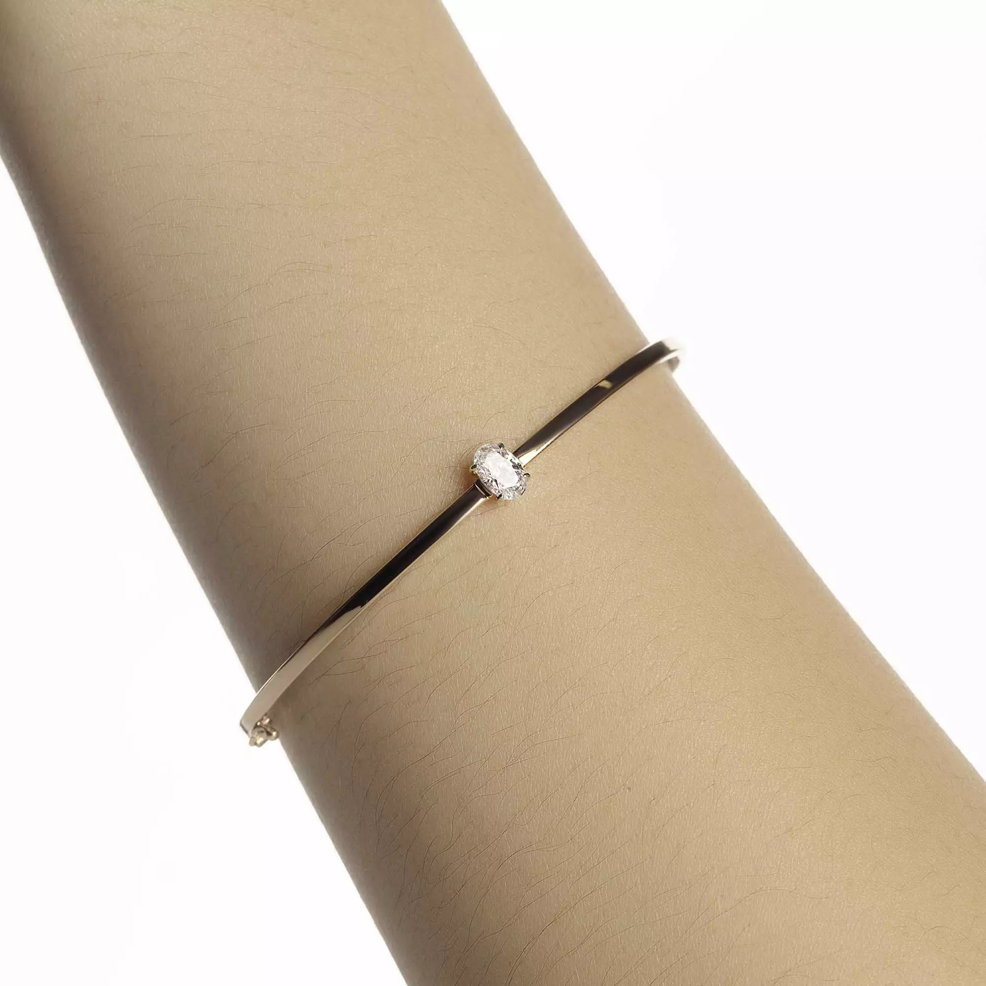 Gelang Emas 7k - Mili Gold Bangle - Glacia Collection - Juene Jewelry