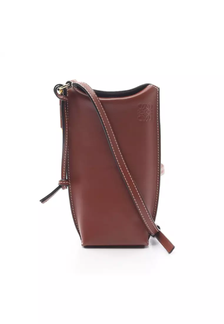 Loewe Gate Pocket Crossbody Bag Leather