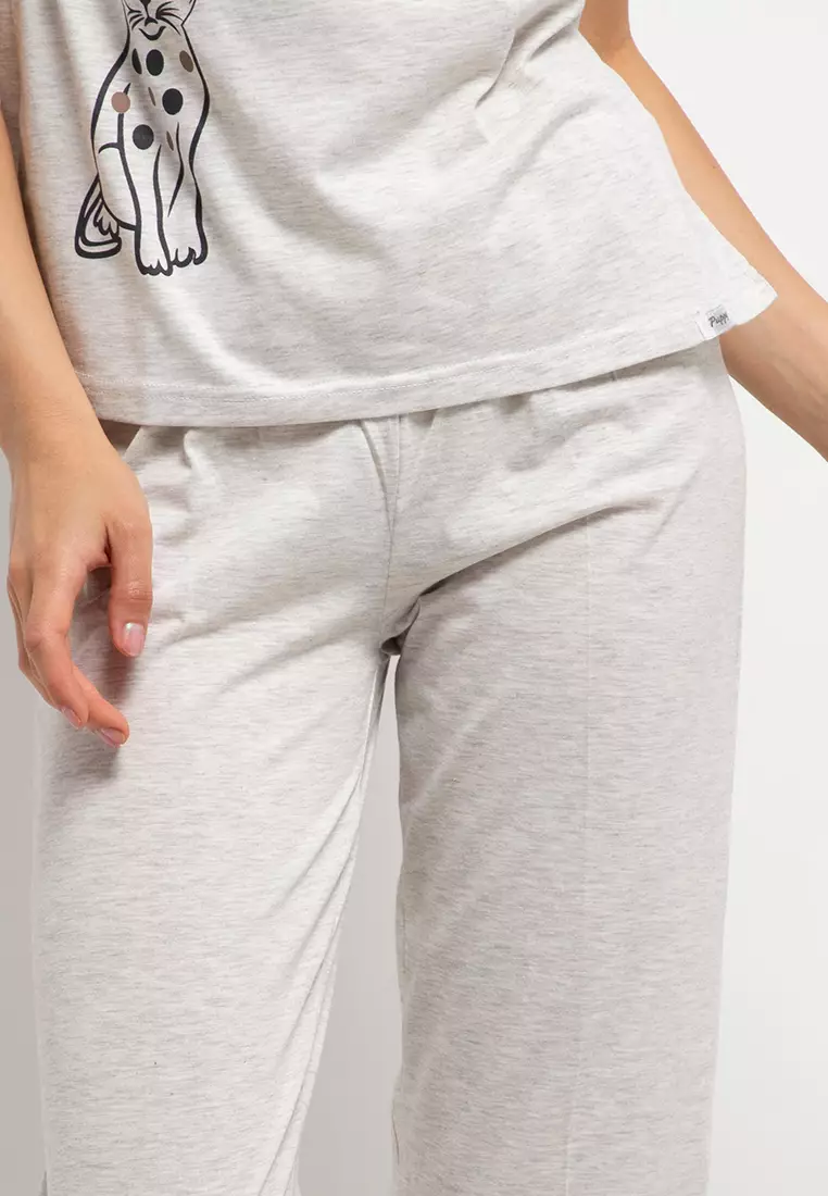 Pyjama Pijama short Sleeve long Pants Sleepwear