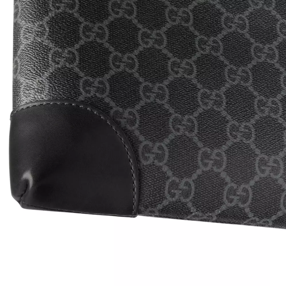 GG Emblem Small Business Case Monogram Black