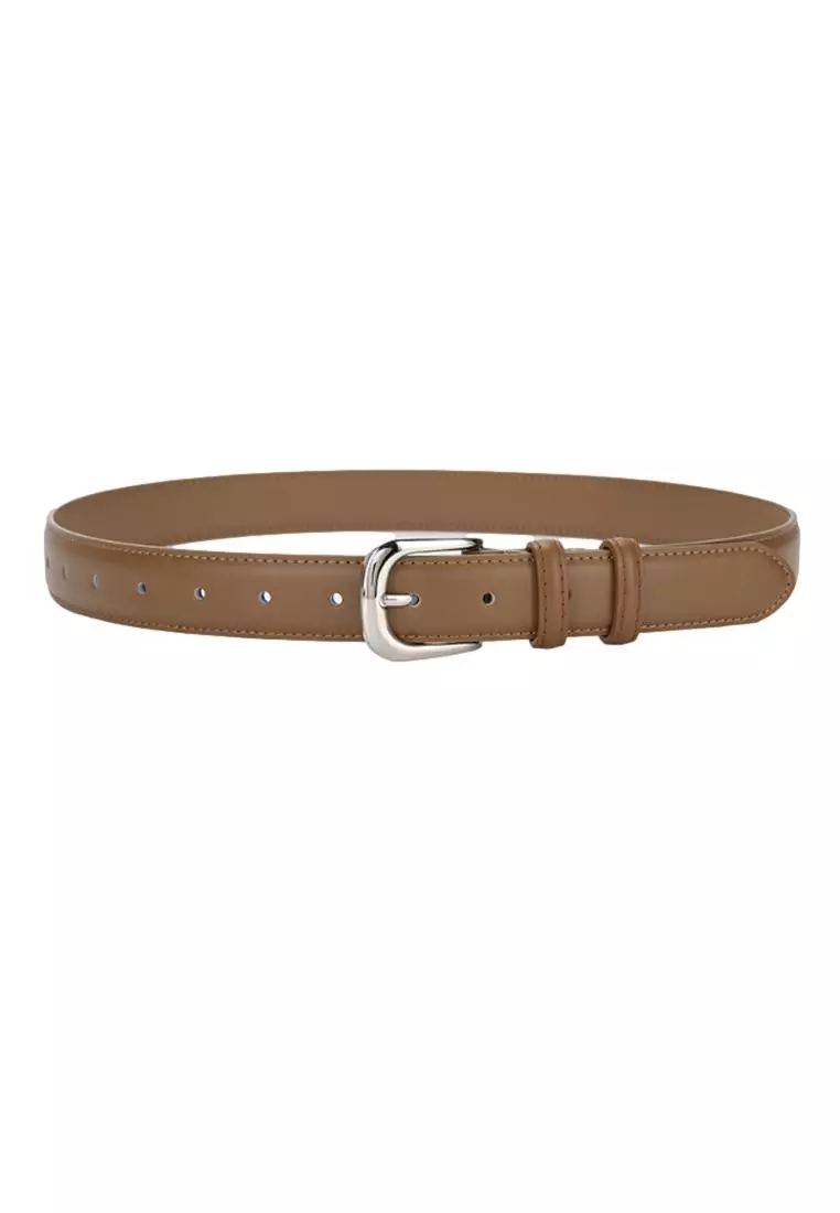 Caramel Women Genuine Leather Belt KCBELT1061