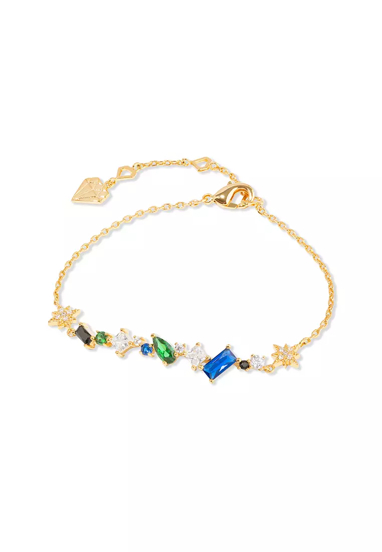 Rainbow gold sale bracelet