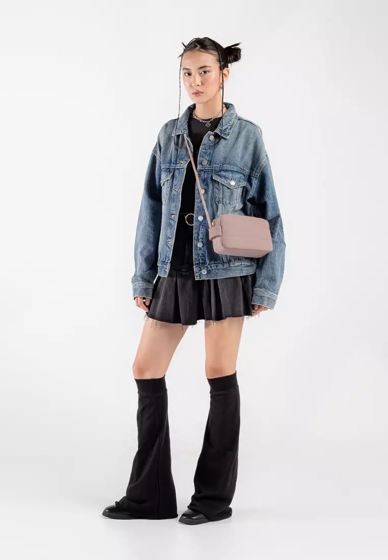 Poofah Crossbody Bag - Blush