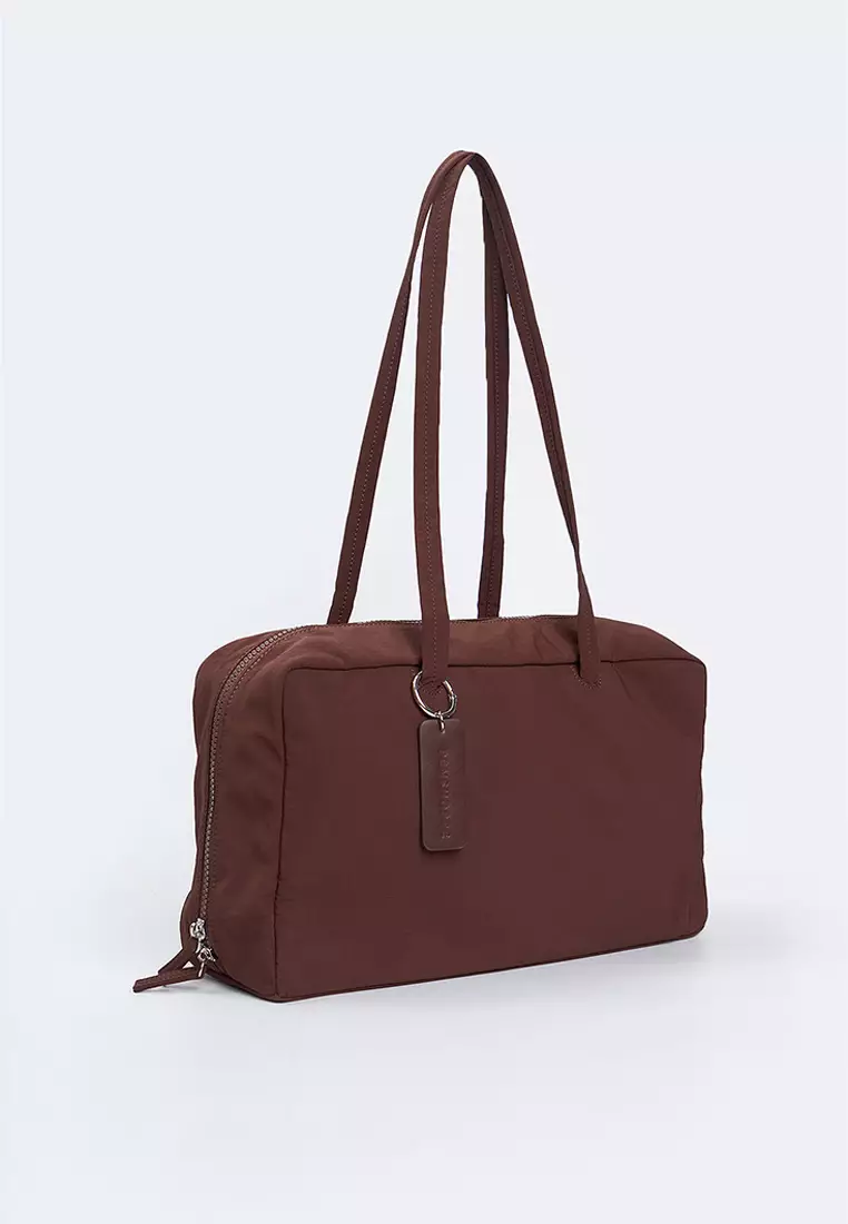 Medium Nylon Bowler Bag