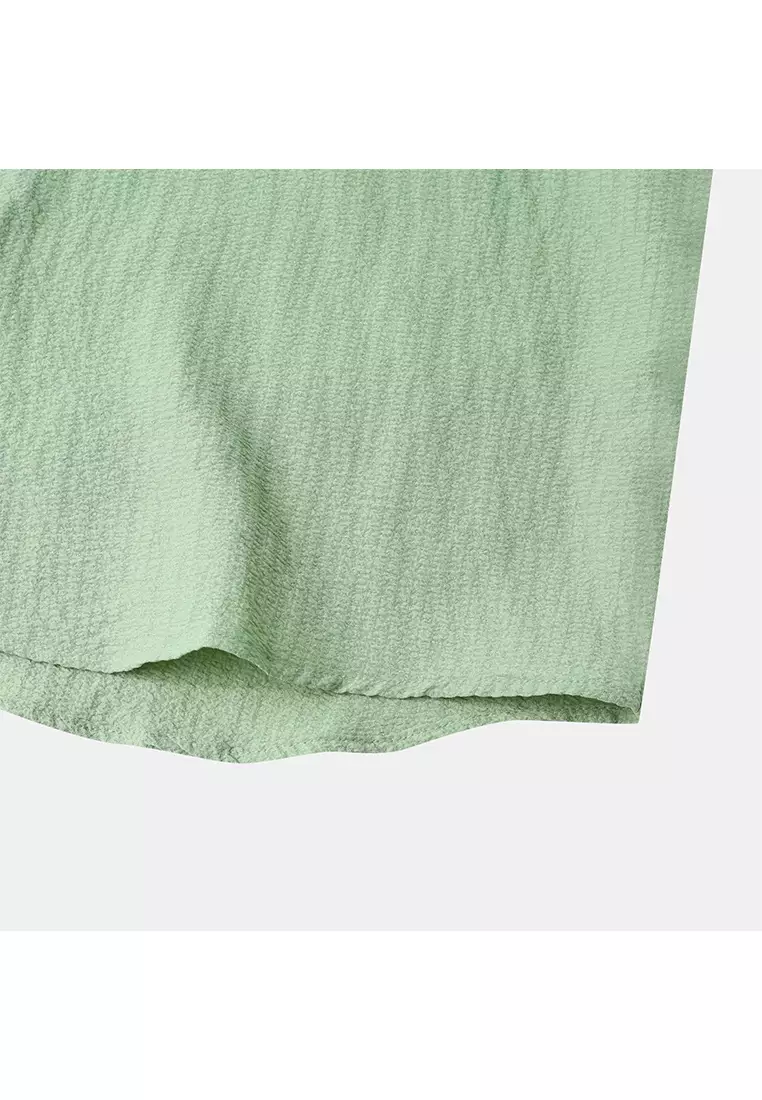 Solid Color Short-Sleeved Shirt YL-A89