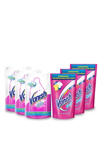 Vanish Paket Laundry Bersih Vanish Pink + White 425ml 6F991ESD76F58BGS_1