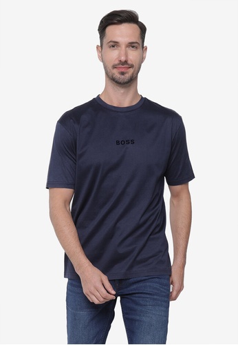 BOSS blue Mercerised Short Sleeves T-Shirt CD03BAACF793ECGS_1