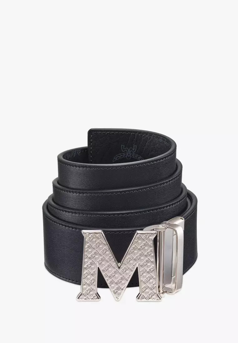 Mcm belt reversible hot sale