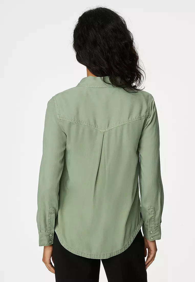 Pure Lyocell™ Collared Shirt