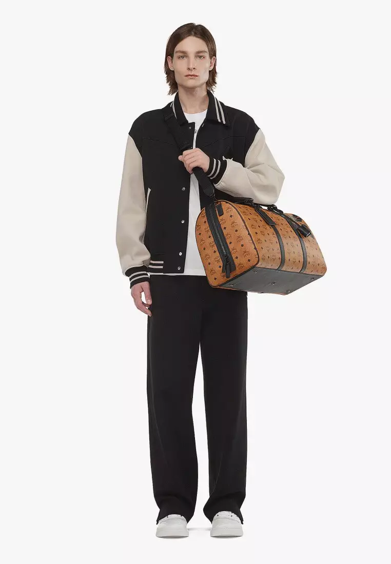 Buy MCM Ottomar Weekender Bag in Mega Laurel Visetos 2025 Online ...