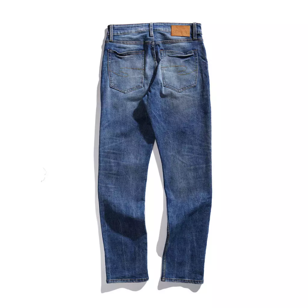 Lee Cooper Tapered Fit Jeans Arthur Worn Light Blue Iceberg