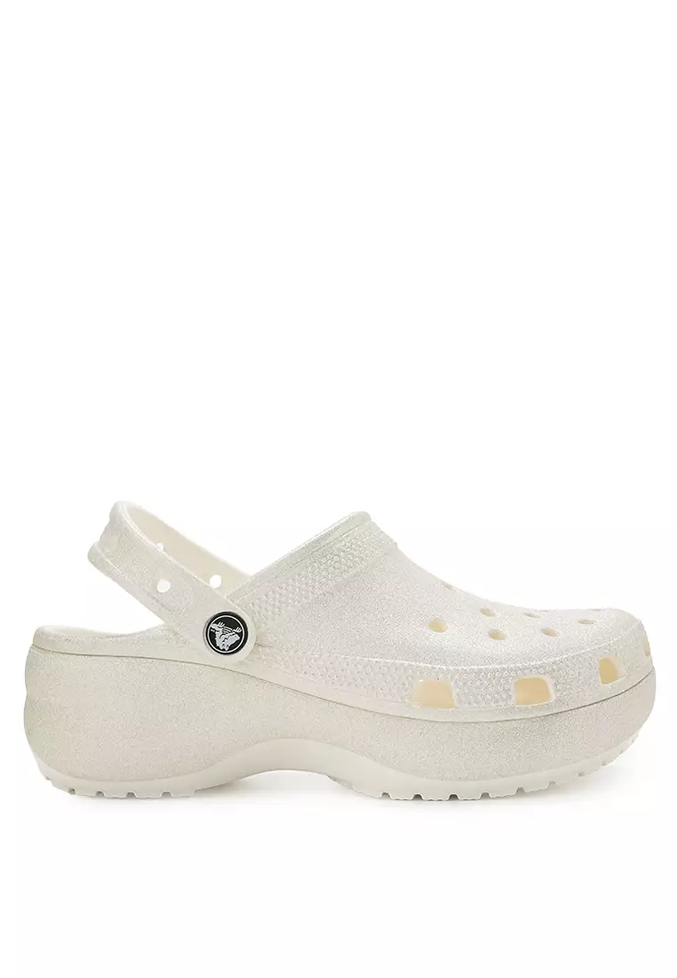 Classic Platform Glitter Clog