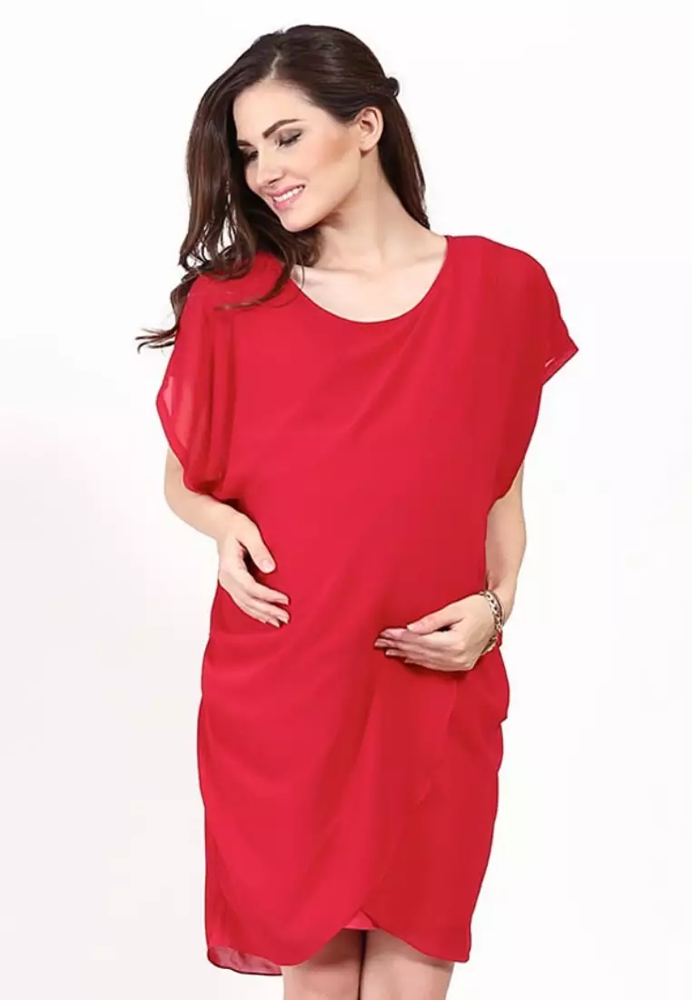 Elegant top breastfeeding dress