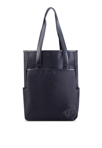 Tote With Faux Leesprit暢貨中心ather Detail, 包, 包