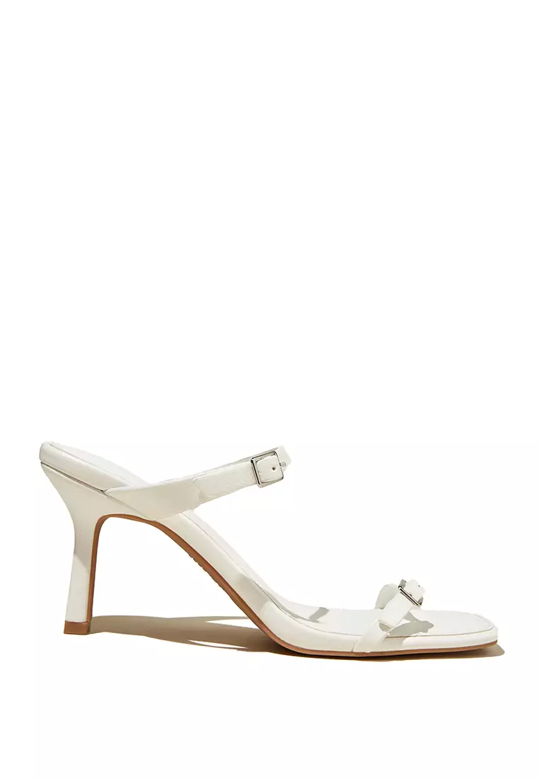 White 2025 mule heels